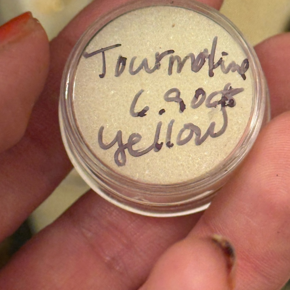 Rare 6.90CTW genuine custom cut tourmaline loose gemstone in gem jar - Picture 4 of 15